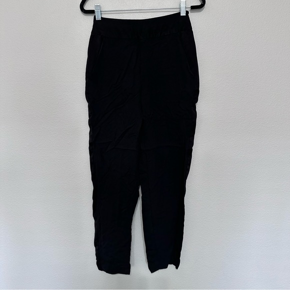 Intermix women’s straight leg cropped length trouser pants size 0 waist pockets - Picture 1 of 4